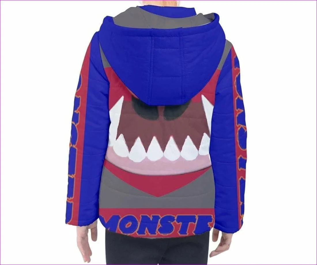 👹 Monster Kids Kids Hooded Puffer Jacket