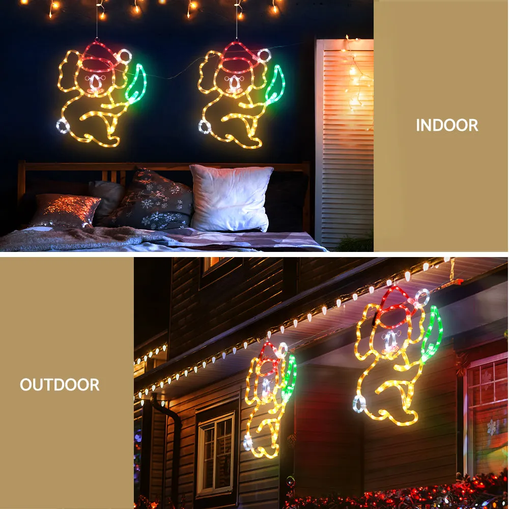 0.48M Christmas Lights Motif 216 LED Rope Light Outdoor Decoration