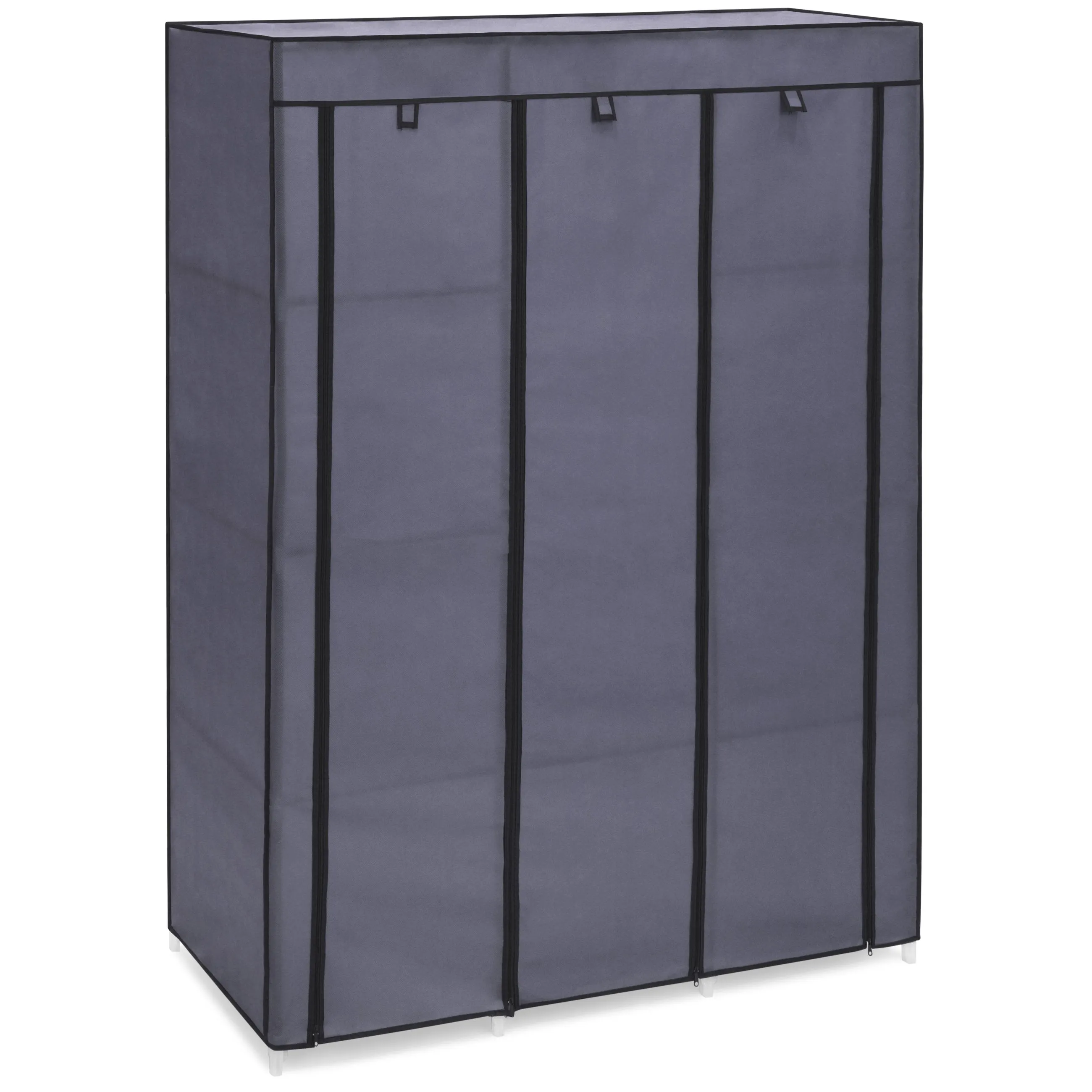 10-Shelf Portable Fabric Wardrobe Closet Storage w/ Waterproof Cover