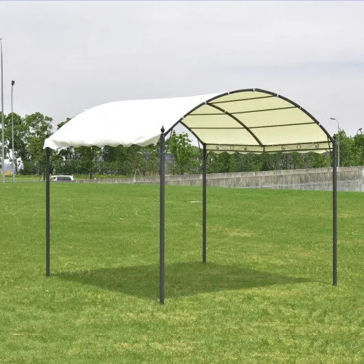 10' x 10' Outdoor Canopy Tent Awning Arch Style-Beige