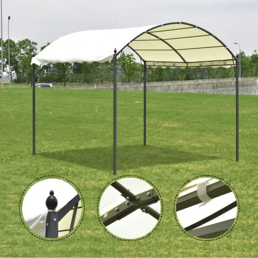 10' x 10' Outdoor Canopy Tent Awning Arch Style-Beige