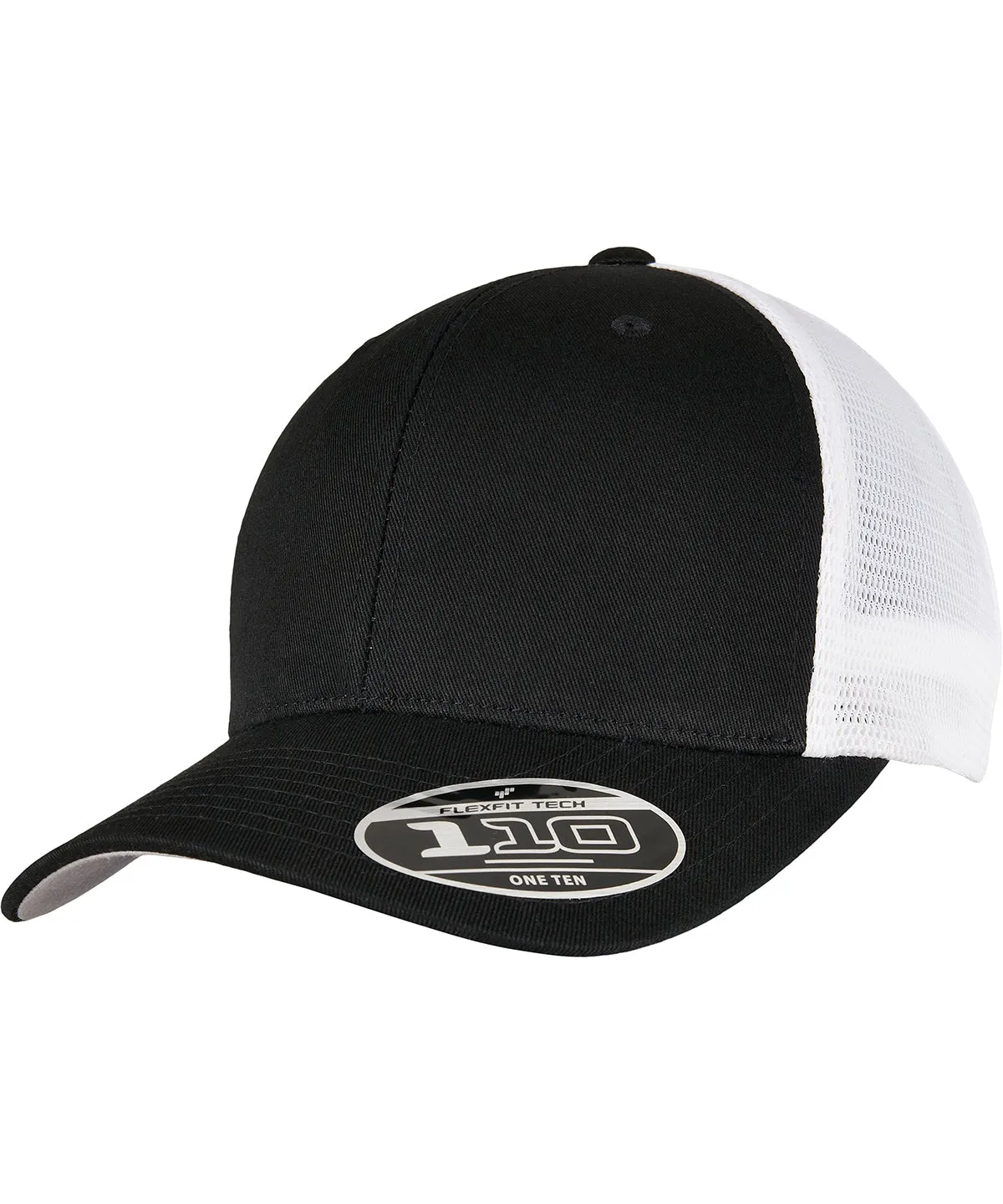 110 mesh 2-tone cap (110MT) | Black/White