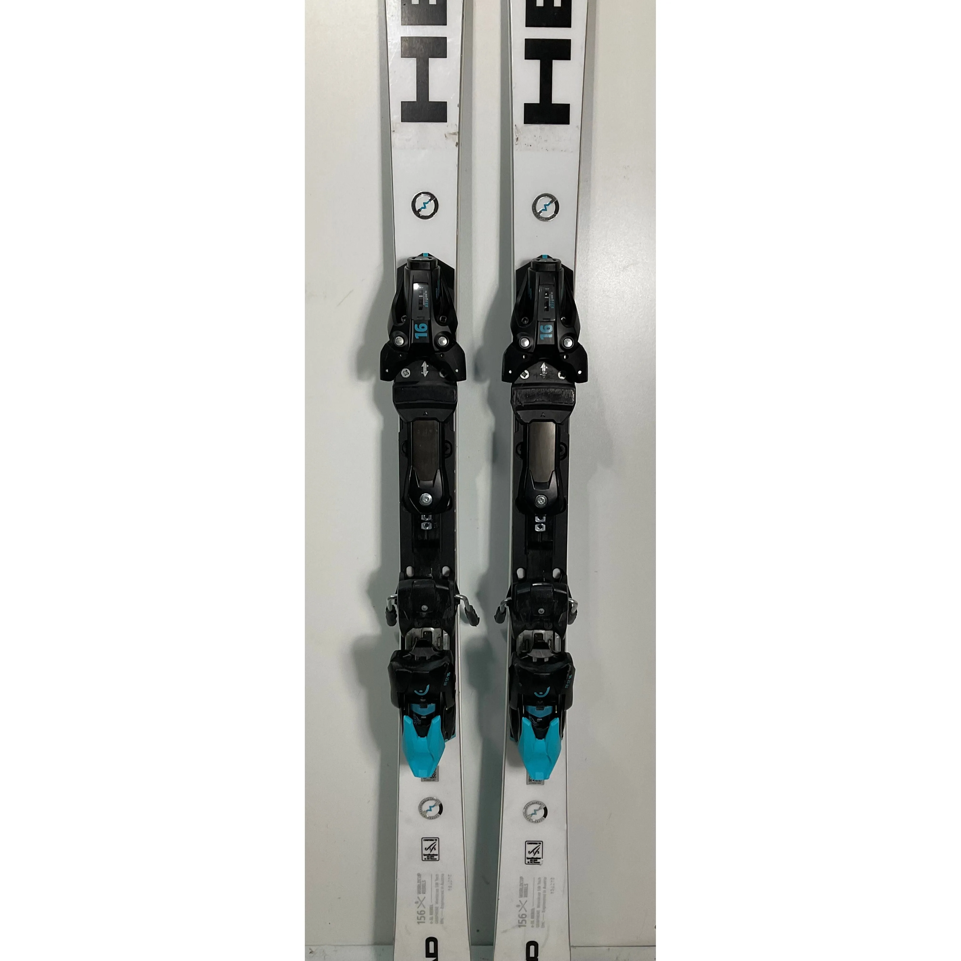 2025 Head WC Rebel e-SL 156cm Skis w/ FreeFlex 16 Bindings