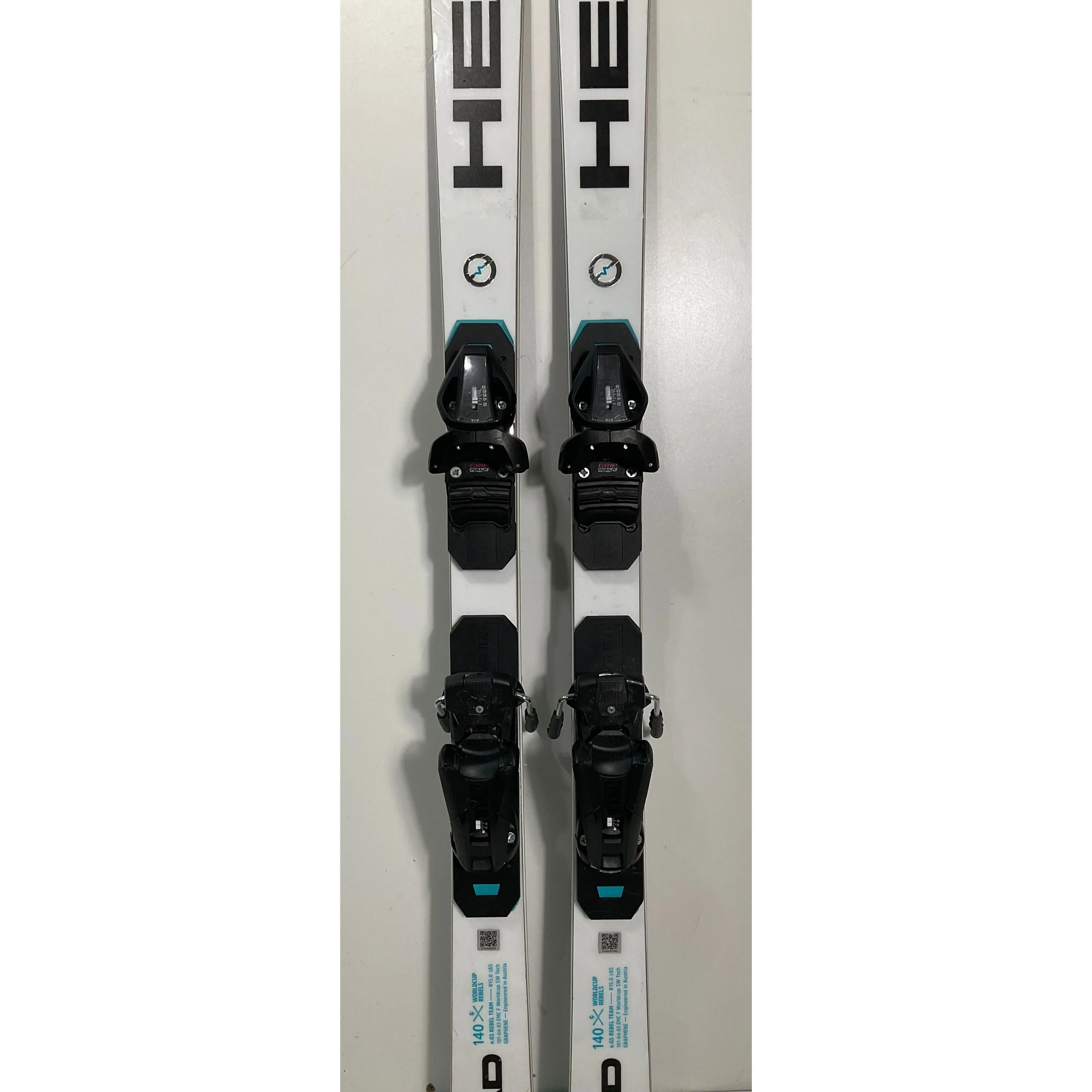 2025 Head WC Rebel e.GS Team 140cm Jr Skis w/ S7 Bindings