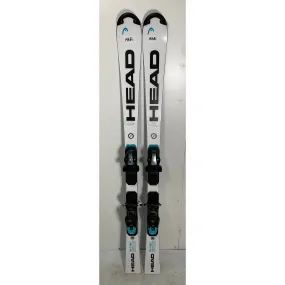 2025 Head WC Rebel e.SL Team 139cm Jr Skis w/ Evo 9 Bindings