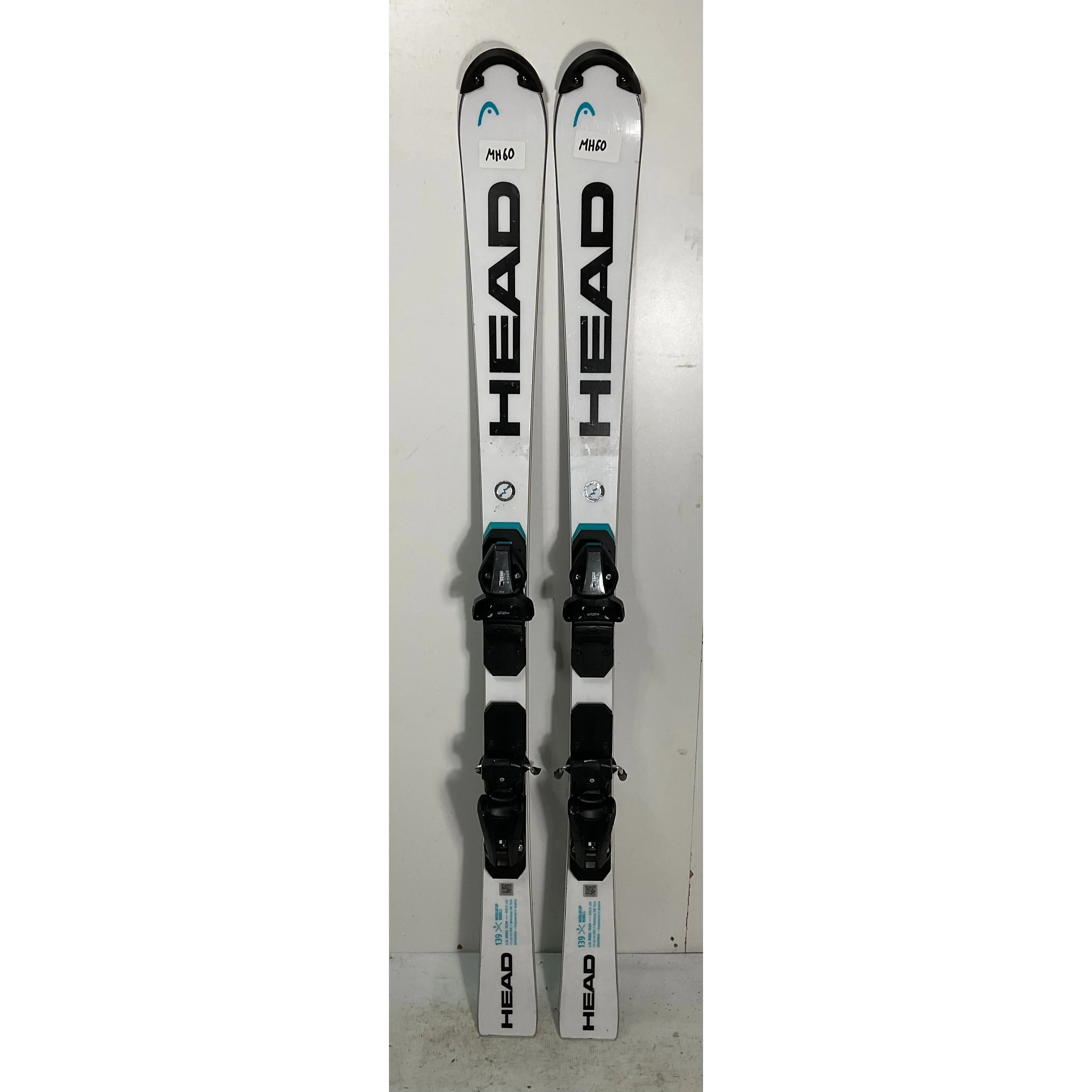 2025 Head WC Rebel e.SL Team 139cm Jr Skis w/ S7 Bindings