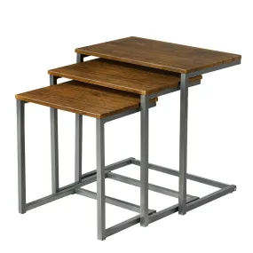 3 C-Shaped Nesting Tables