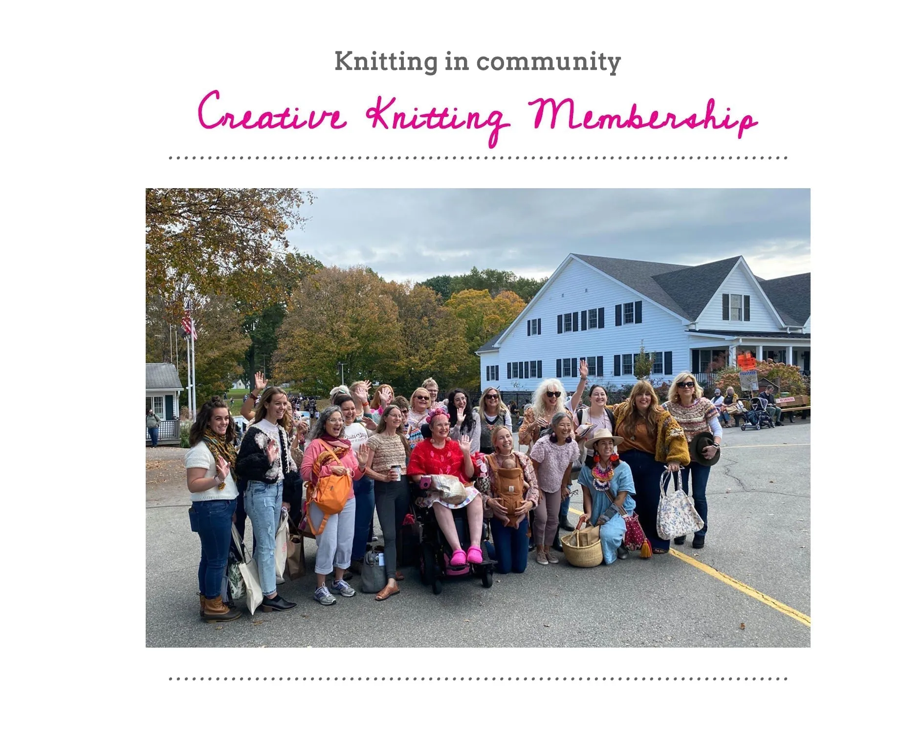 32 Member Creative Knitters Membership $32/$96/$398