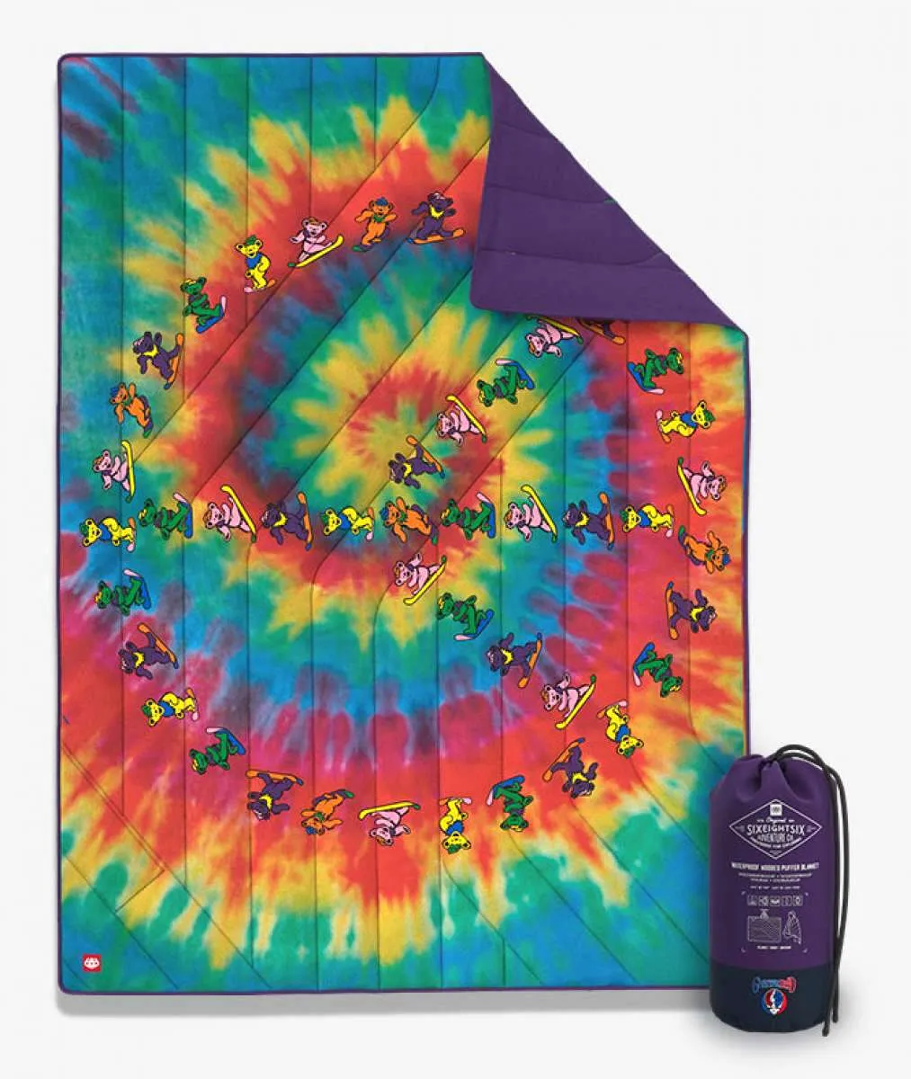 686 X Grateful Dead Waterproof Hodded Puffer Blanket 2023