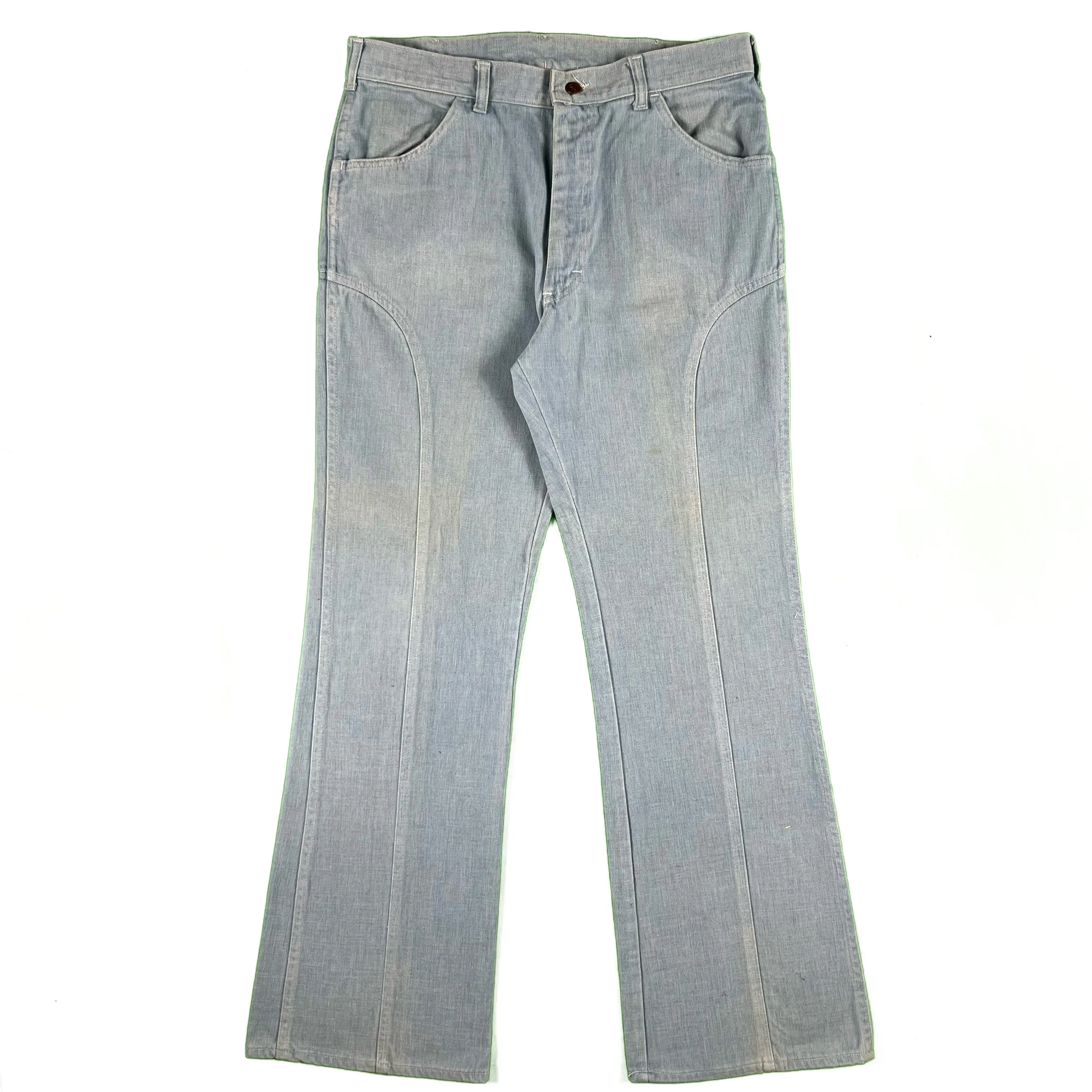 70s Lee Moleskin Flares- 33x32.5