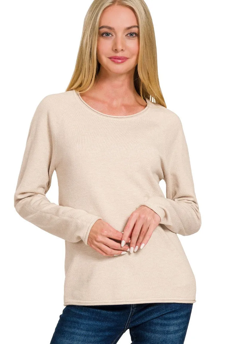 Alba Basic Sweater- 3 Colors!