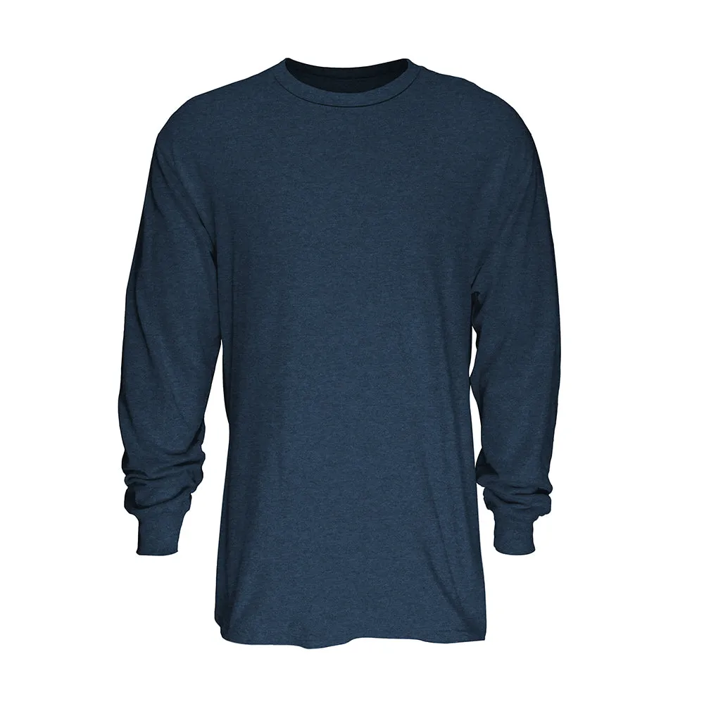 All American Clothing Co. - Long Sleeve 60/40 Crew Neck T-Shirt