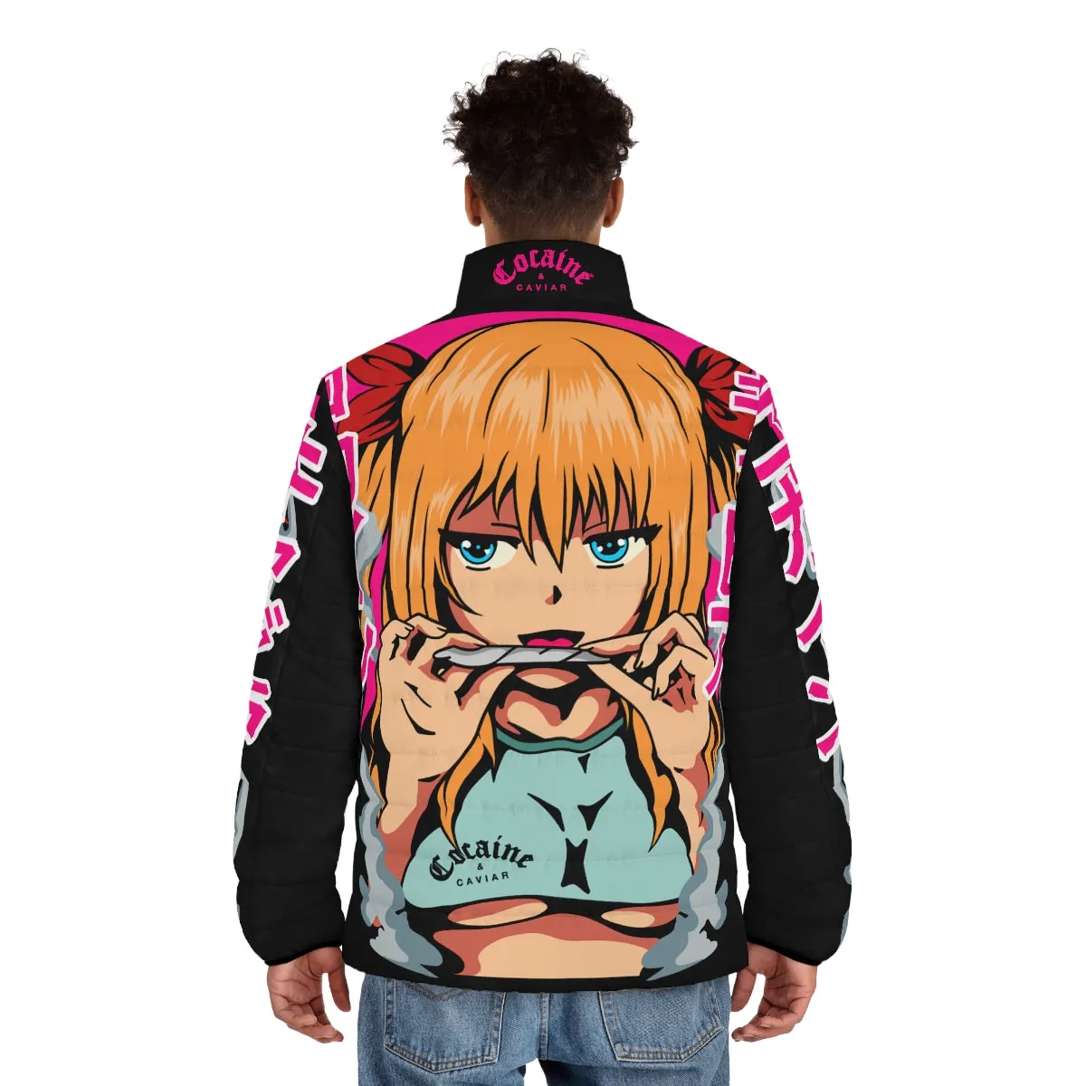 ANIME C&C Men's Puffer Jacket