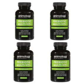 Animology Prebiotic Multi-Vit  Dog Supplements 4 x 60 Capsules