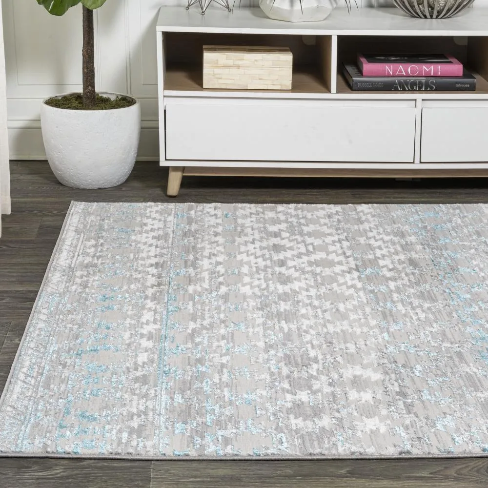 Annamupa Ancient Faded Trellis Area Rug