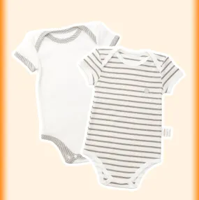 ANNIEWIN Baby Short-Sleeve Organic Cotton Bodysuit