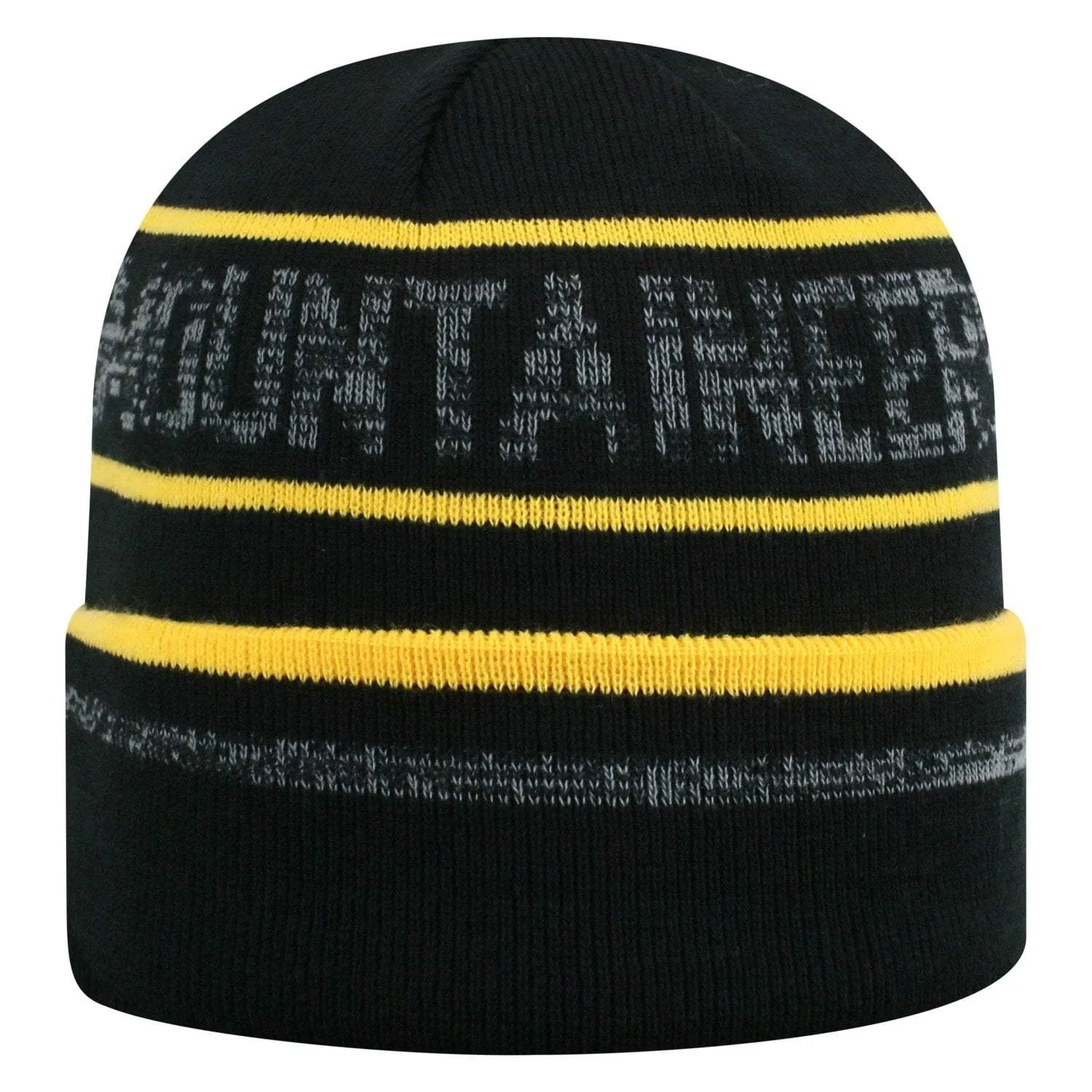 Appalachian State Mountaineers TOW Black Striped "Effect" Cuffed Knit Beanie Cap