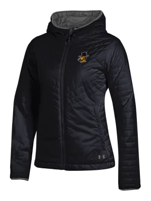 Appalachian State Mountaineers Under Armour WOMEN'S Black Storm Puffer Jacket