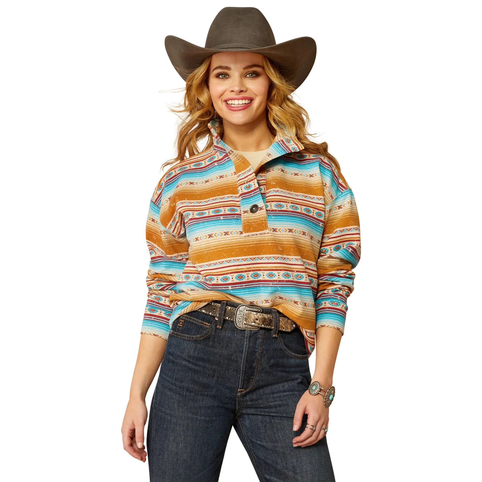 Ariat Women's Hometown Sweatshirt (Available in Regular & Plus Sizes)