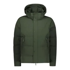 Army Green 4X4 Stretch Save the Sea Puffer Jacket