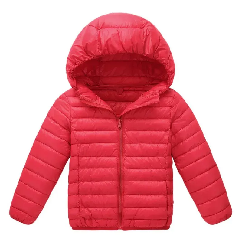 Baby Girls Boys Winter Coats for Toddlers Lightweight Puffer Jacket Kids Down Alternative Outerwear 2T-6T