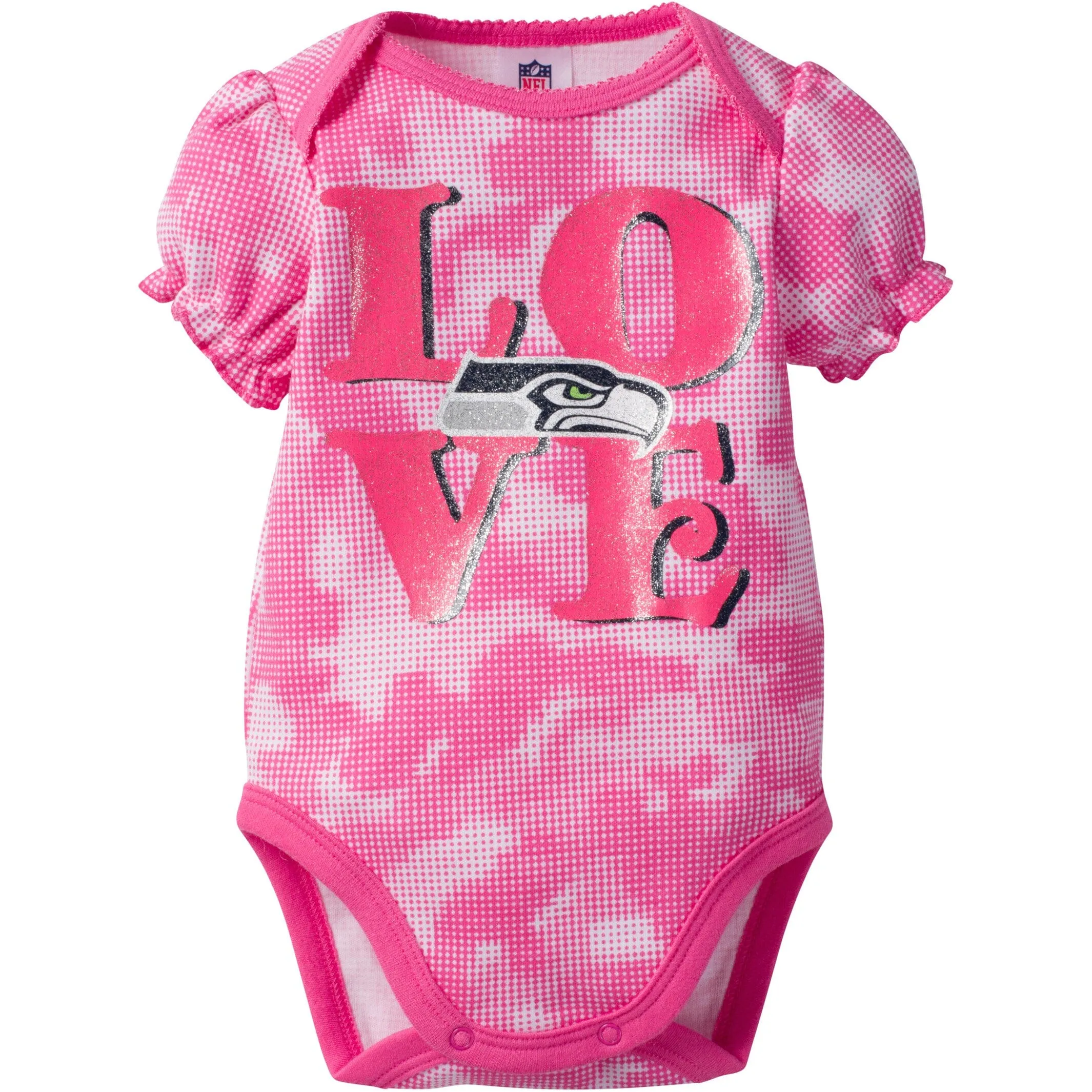 Baby Girls Seattle Seahawks Bodysuit