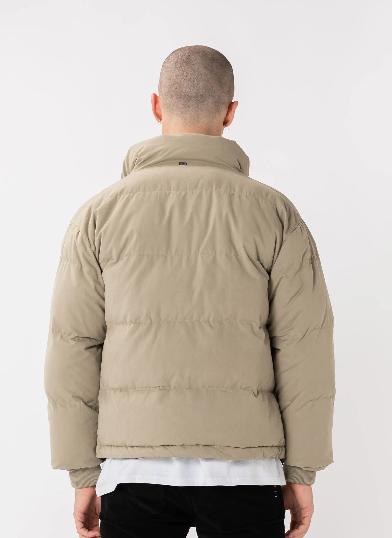 B.Cools Puffer Jacket Tan