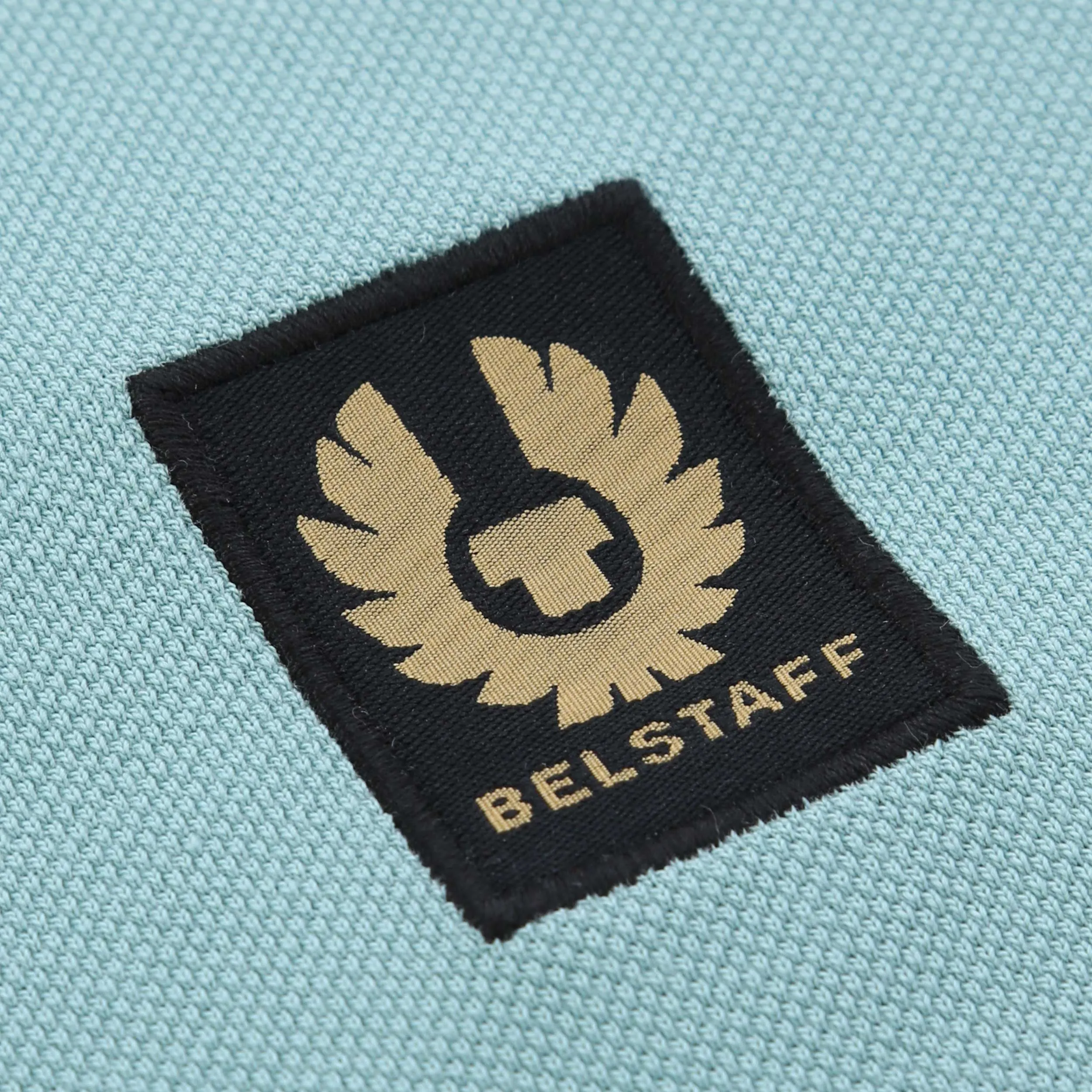 Belstaff Classic Short Sleeve Polo Shirt in Oil Blue