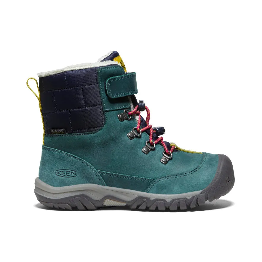 Big Kids' Kanibou Waterproof Winter Boot  |  Deep Lagoon/Jazzy