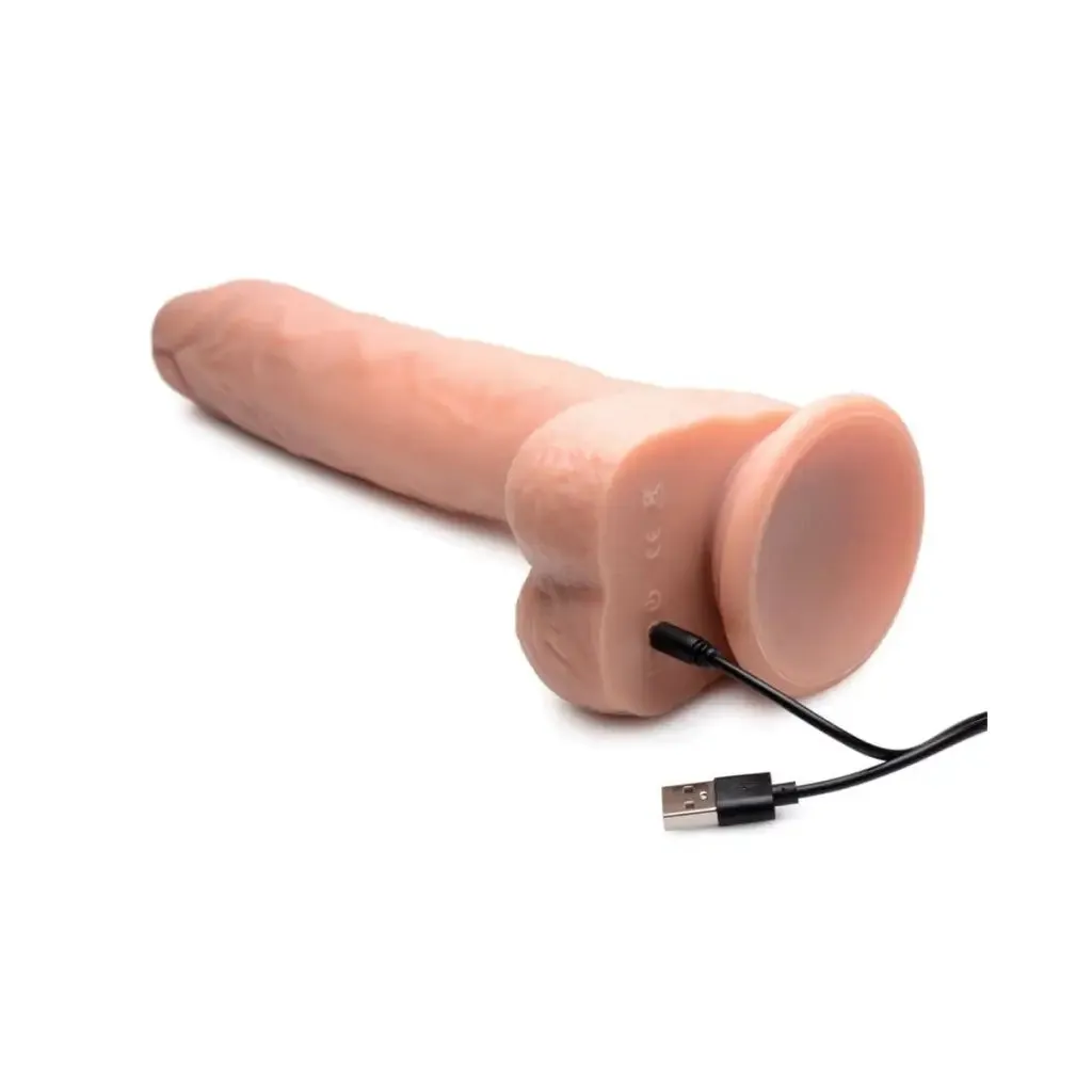 Big Shot Thrusting and Vibrating Remote Controlled Rechargeable Dildo