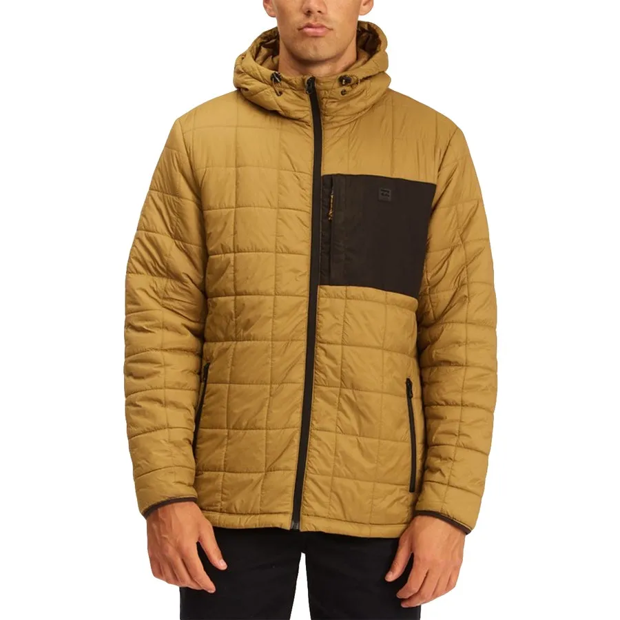 BillaBong A/Div Journey Hooded Zip-Up Puffer Jacket