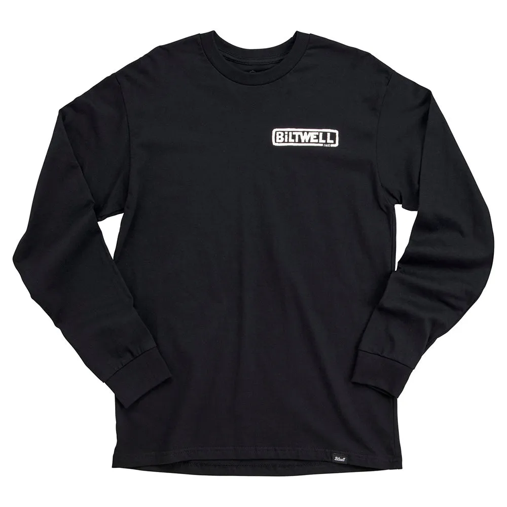 BILTWELL LONG SLEEVE T-SHIRT [EXPLOITED BLACK]