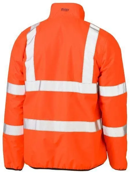 Bisley Taped Hi Vis Reversible Puffer Jacket BJ6350HT