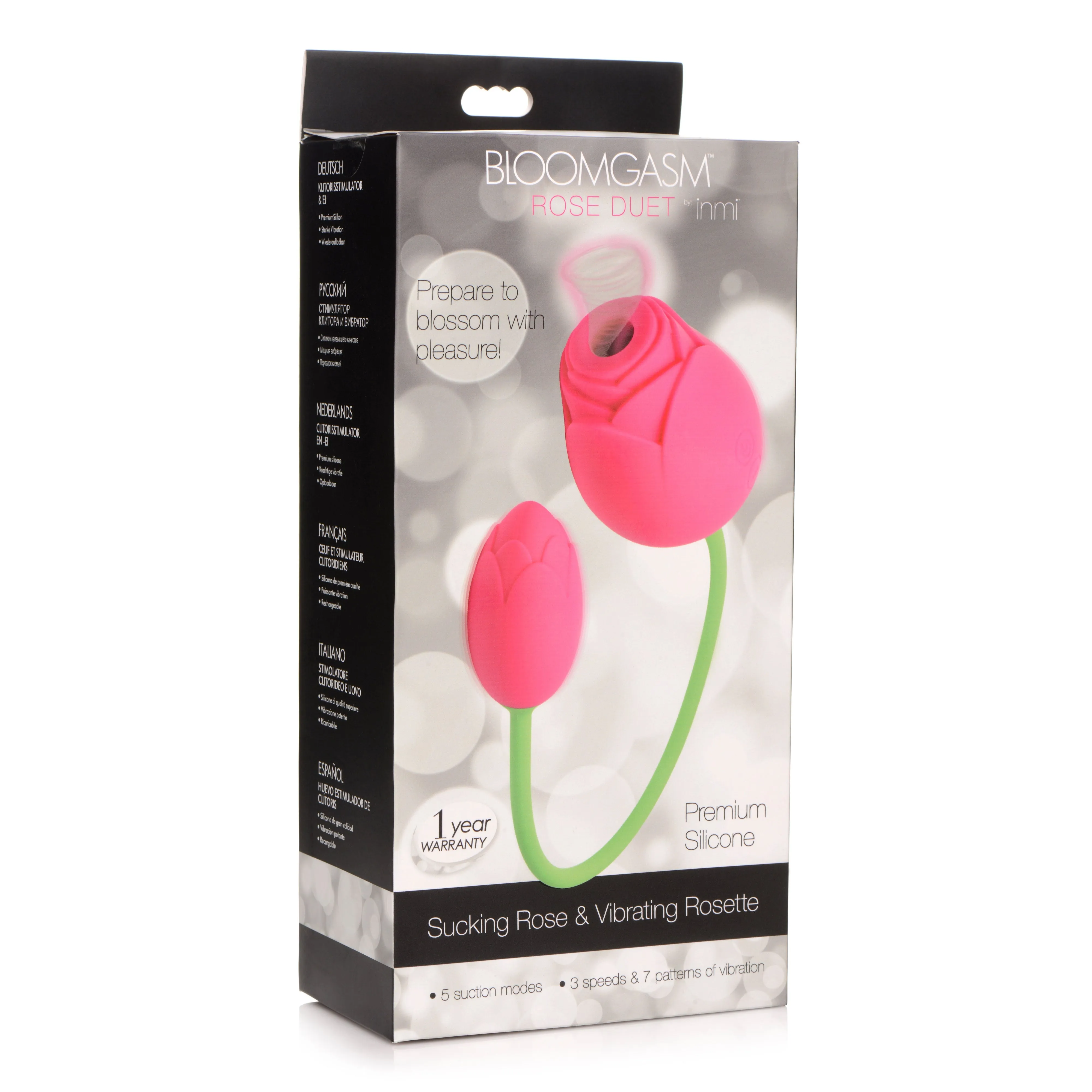 Bloomgasm Rose Duet - Sucking Rose and Vibrating - Rosette