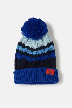 Bobbie Bobble Hat - Blue Navy