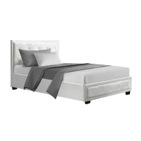 Bronte Storage King Single Bed Frame White