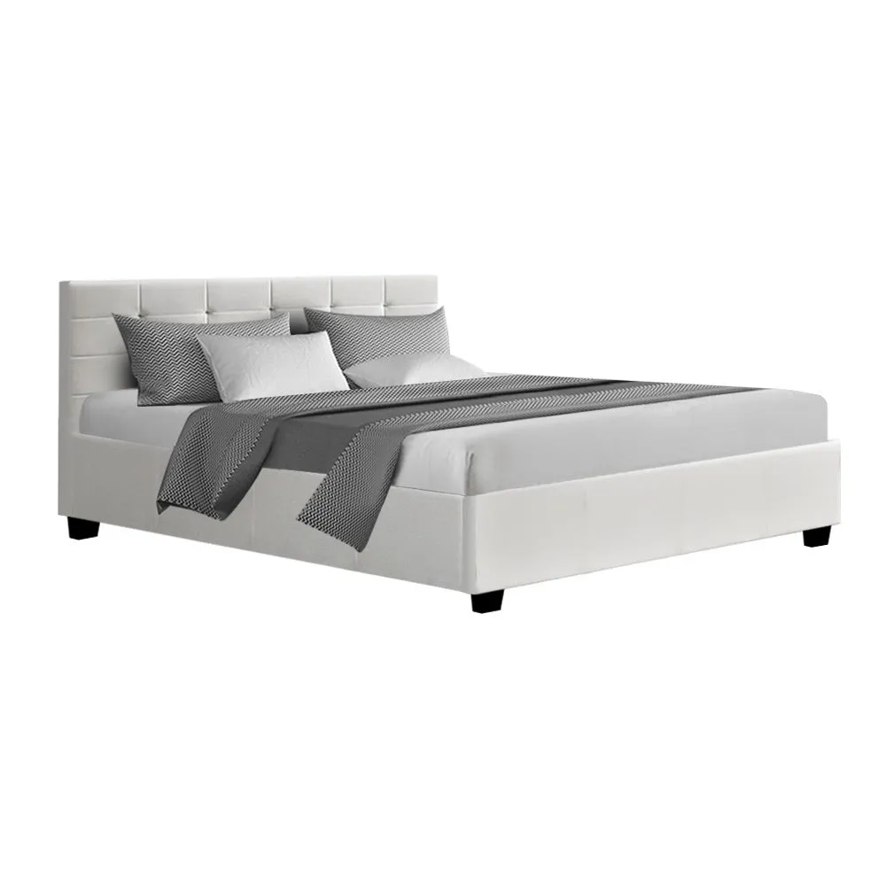 Byron Storage Queen Bed Frame White