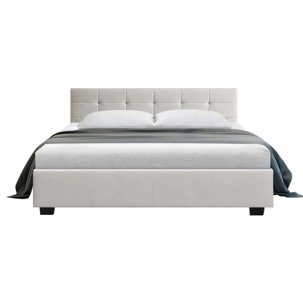 Byron Storage Queen Bed Frame White