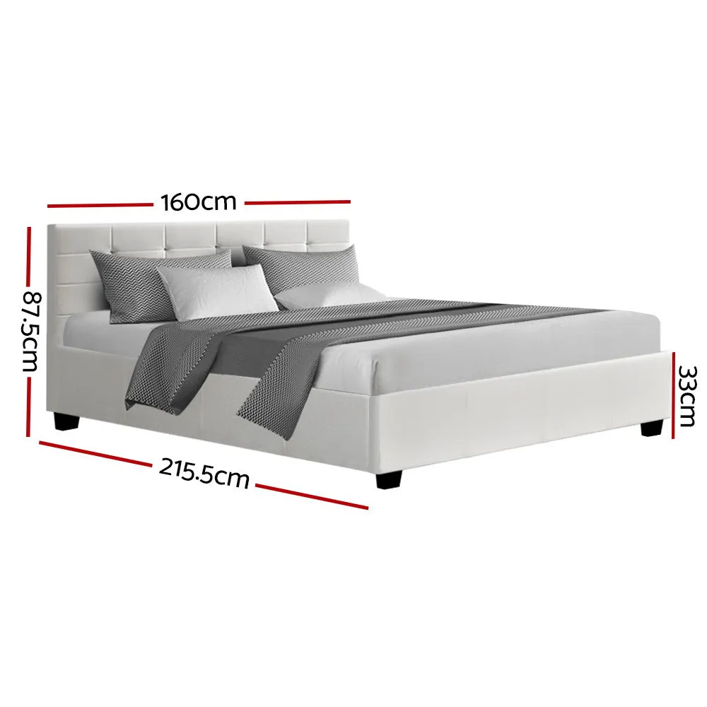 Byron Storage Queen Bed Frame White