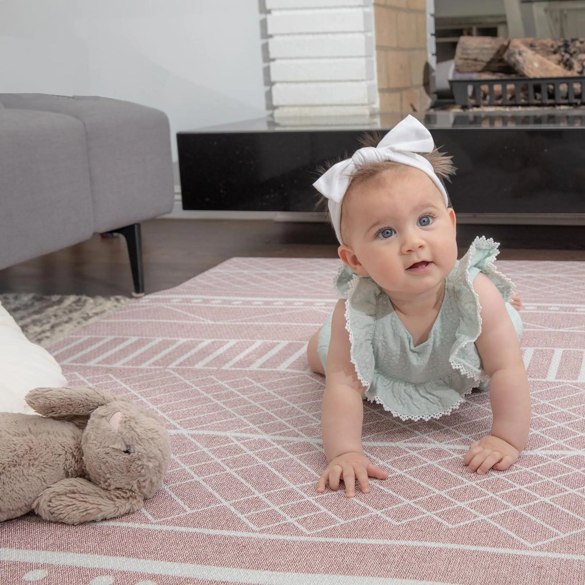 Cali Play Rug - Rose