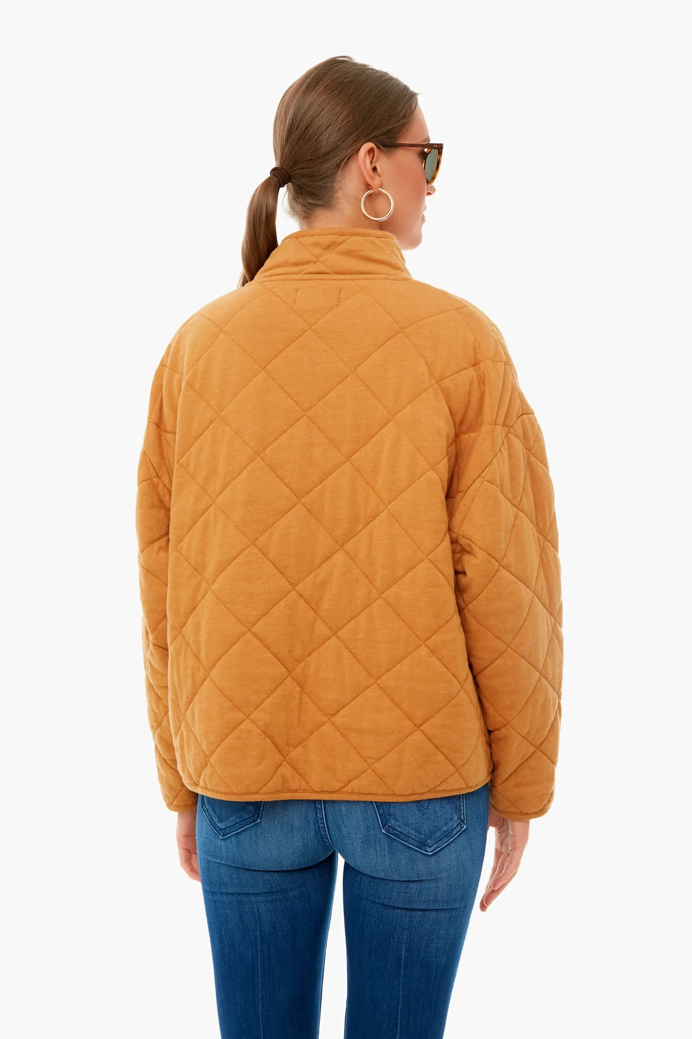 Camel Maya Quilted Jacket