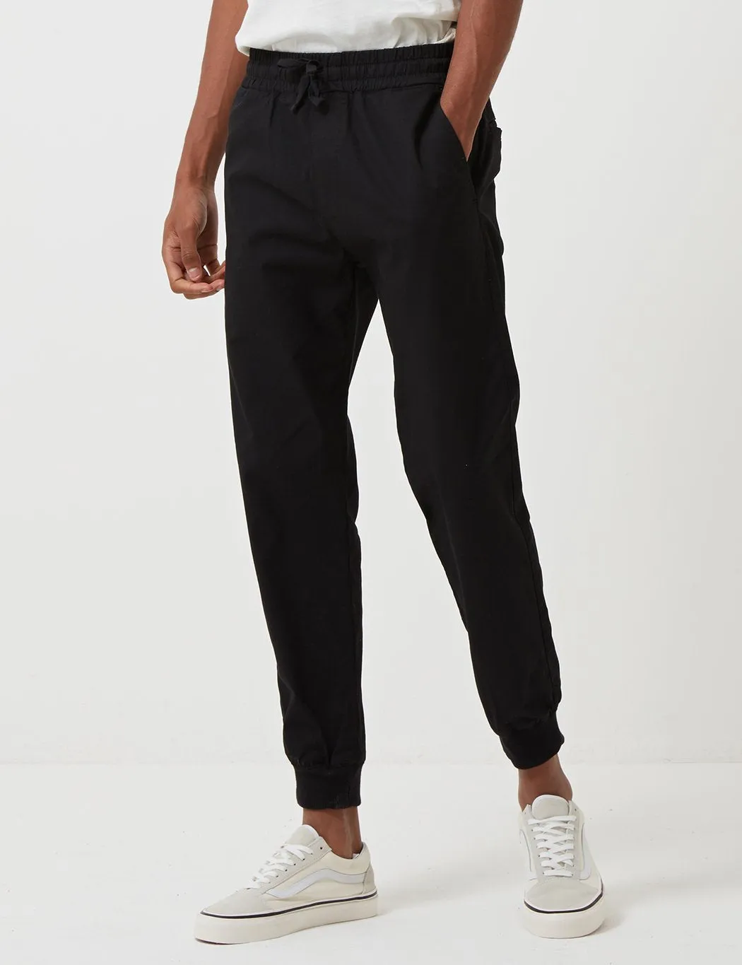 Carhartt-WIP Madison Jogger Cuffed Pants - Black