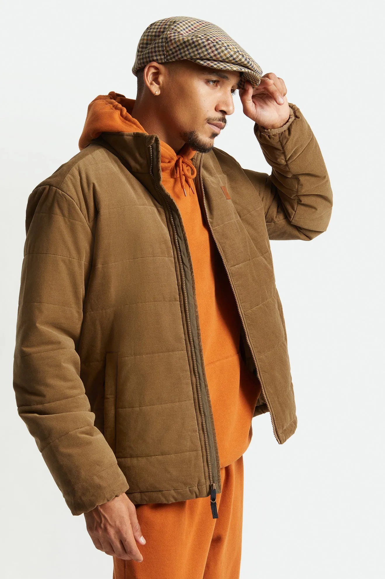 Cass Puffer Jacket - Dark Khaki