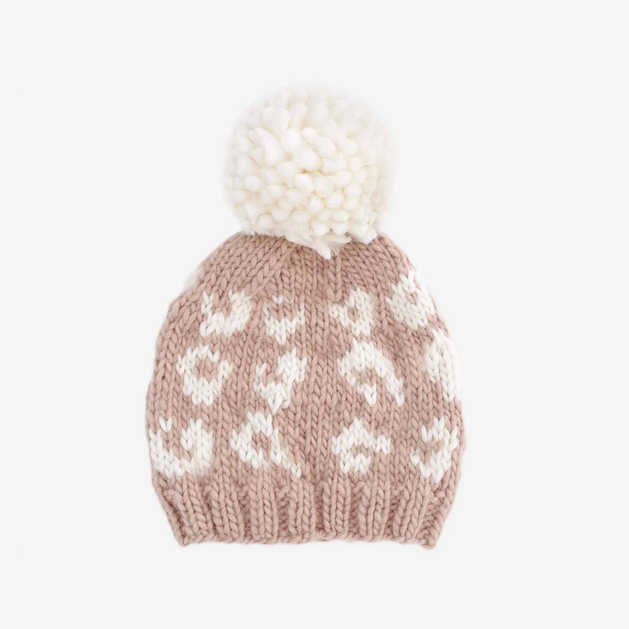 Cheetah Hat, Blush/Cream