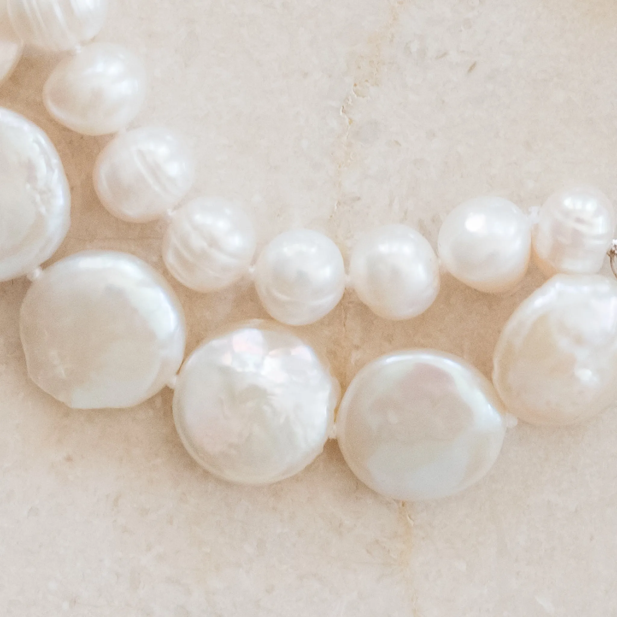 Chloe Pearl Bracelet | Double Strand Pearl Bracelet | By Pearly Girls