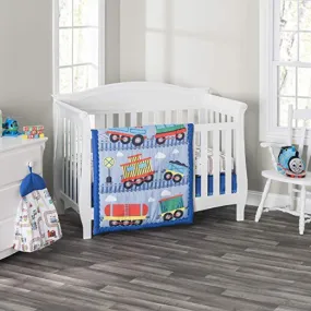 Choo Choo Train 4-Piece Crib Bedding Set