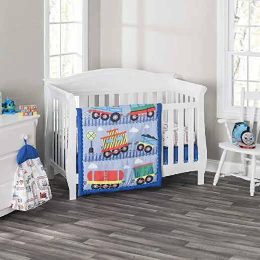 Choo Choo Train 4-Piece Crib Bedding Set