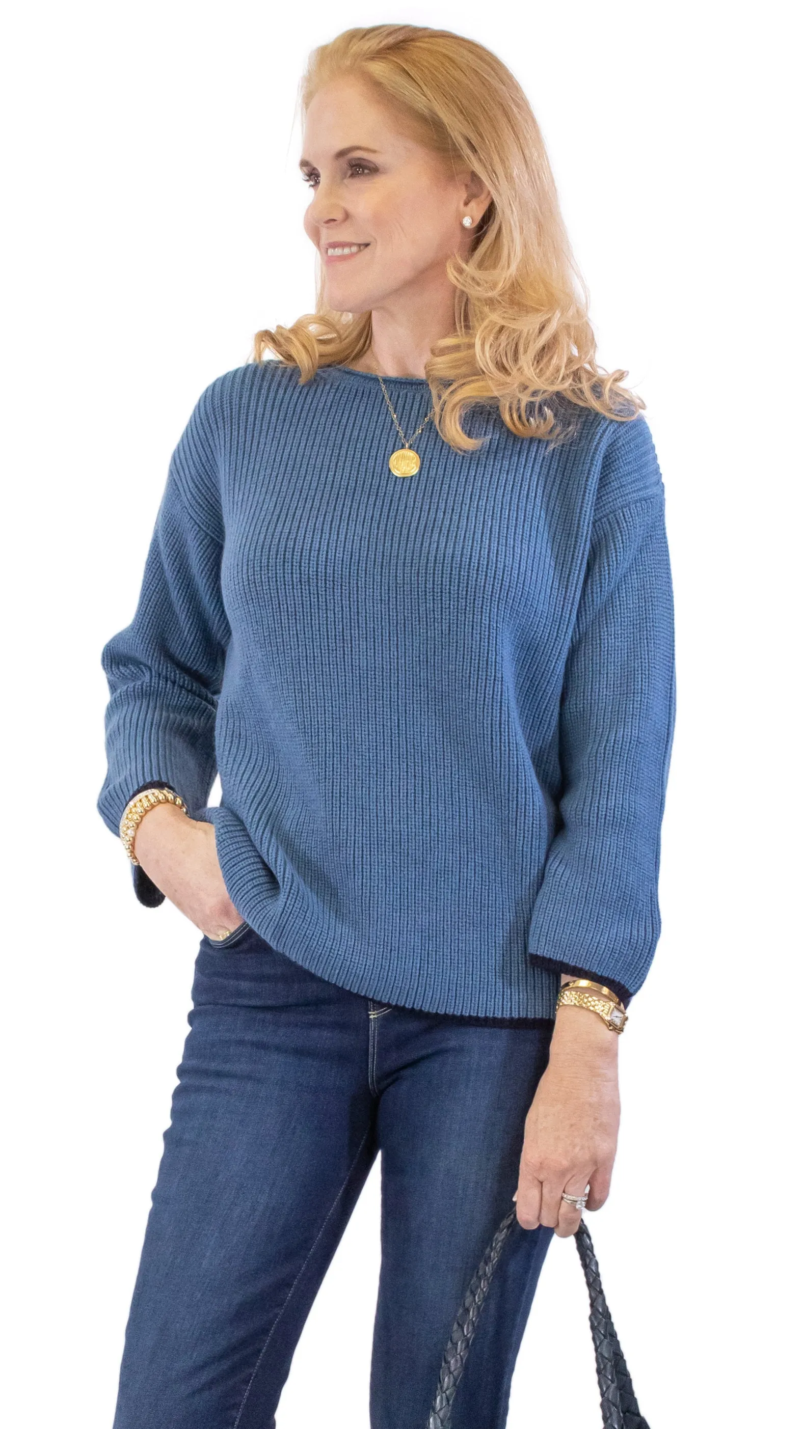 Chunky Pullover - Blue