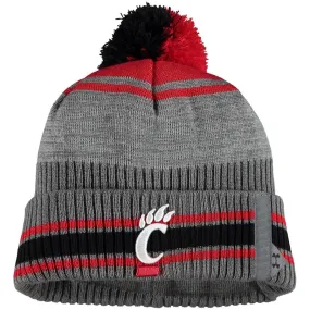 Cincinnati Bearcats Under Armour 2019 Sideline POM Cuffed Knit Beanie Hat Cap