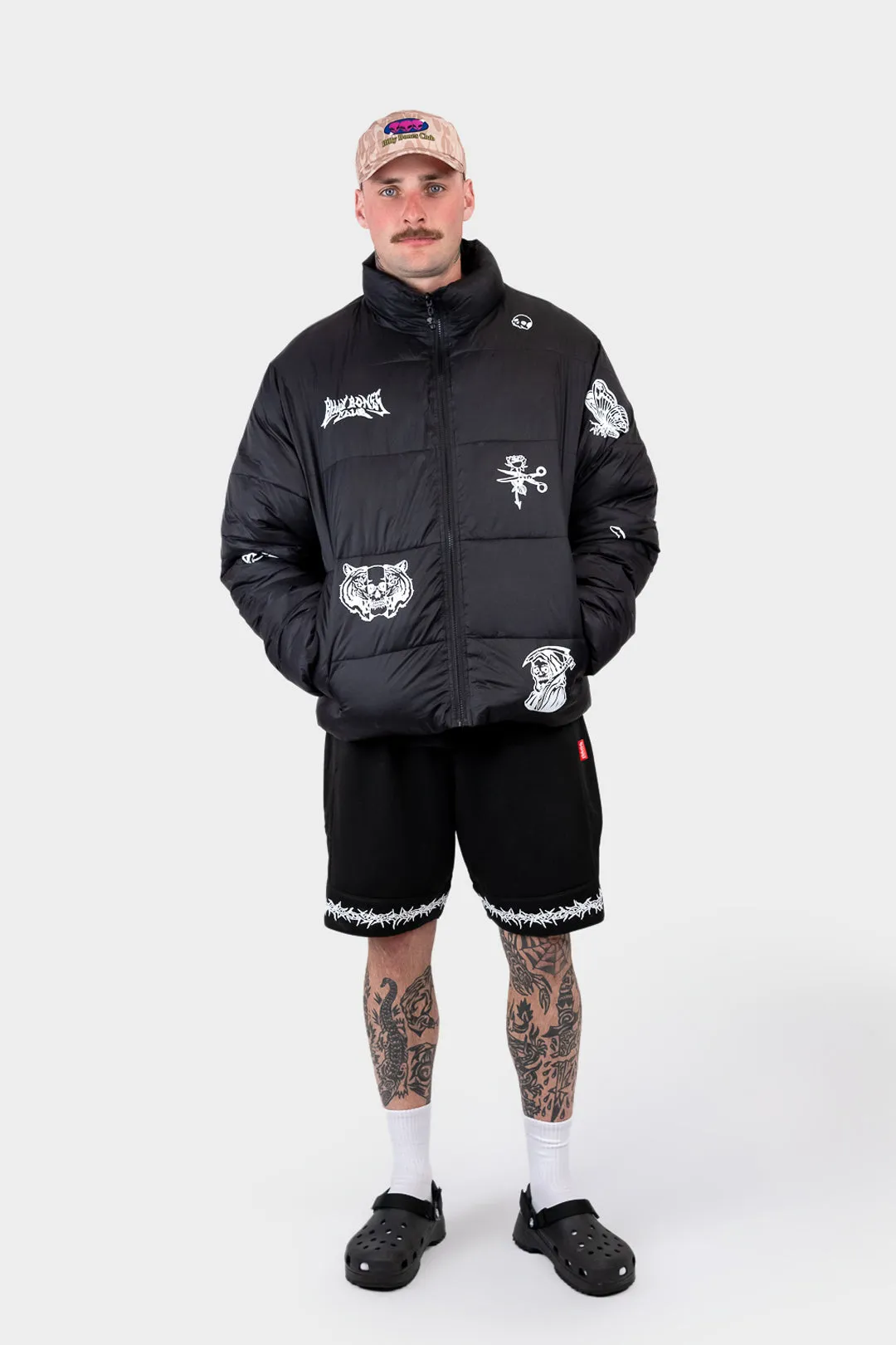 Club Ink Reversible Puffer Jacket